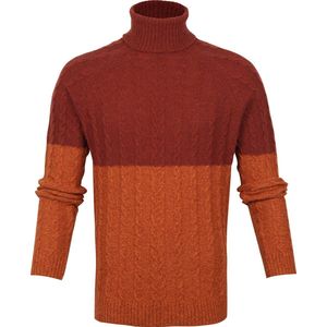 Suitable - Italcol Coltrui Wol Oranje - Heren - Maat XL - Regular-fit