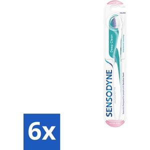 Sensodyne - Tandenborstel - Deep Clean Extra Soft - Extra Zachte Borstel - 1 tandenborstel - Voordeelverpakking - 6 stuks