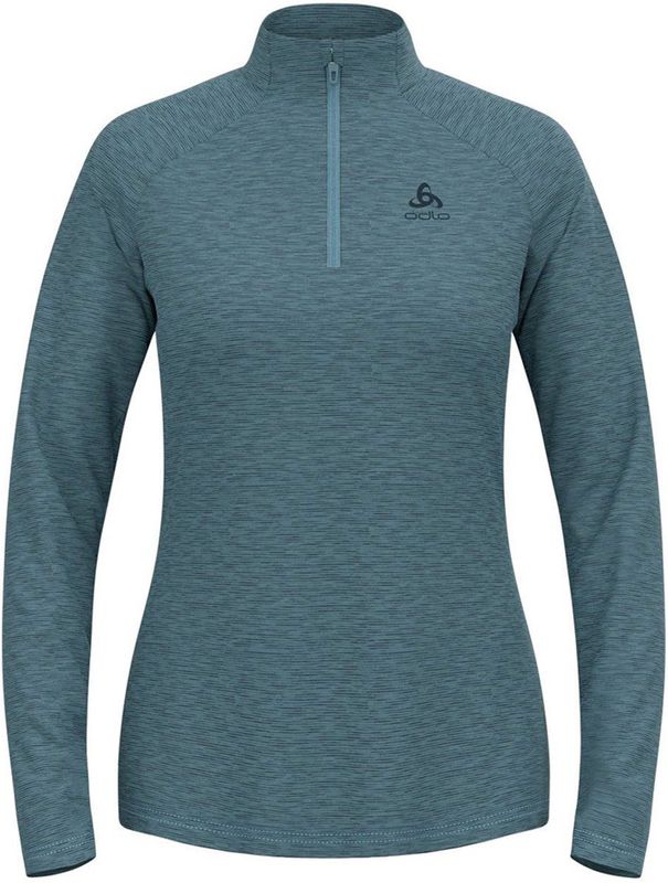 Odlo - Essentials Cw 200 - Fleece Met Halve Rits - Zwart