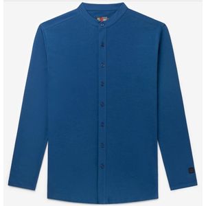 AB Lifestyle - Button Up Long-Sleeve - EXTRA SLIMFIT | Navy Peony - Heren - Maat: L