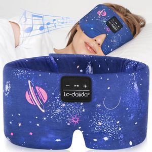 Slaapmasker met Bluetooth Hoofdtelefoon - 100% Verduisterend en Zacht