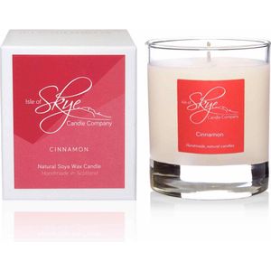 Geurkaars Kaneel Small - 30 uur - Sojawas - Isle of Skye Candle