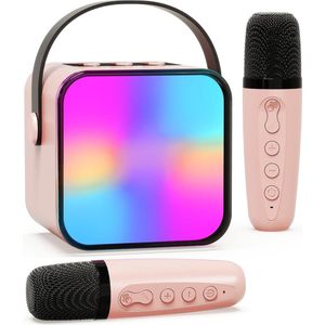 Karaoke Set Voor Volwassenen - Karaoke Set - Karaoke Set Met 2 Microfoons - Karaoke Set Met Draadloze Microfoon - Karaoke Set Draadloos