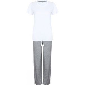 Pyjama's Dames 38 EU (S) Towel City White / Heather Grey 85% Katoen, 15% Viscose