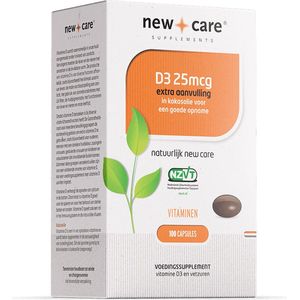 New Care Vitamine D3 25mcg NZVT - 100 capsules