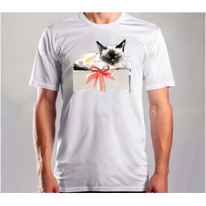 Jingle Paws - T Shirt - MerryChristmas - ChristmasVibes - Funny - Sarcasm - VrolijkKerstfeest - Kerstmis - Grappig - Sarcasme - Kat - Cat