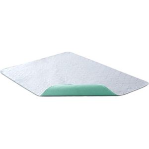 Incontinentie Pads 70x90 cm, Waterdicht Bed Incontinentie Onderlegger Wasbaar, Sterk Absorberend, Herbruikbaar (Groen)