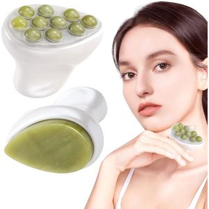Jade Roller en Gua Sha Massageset voor Anti-veroudering en Huidverzorging