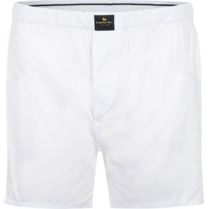 Steppin' Out Boxershort Poplin Wit - Maat S - Heren - Boxershorts
