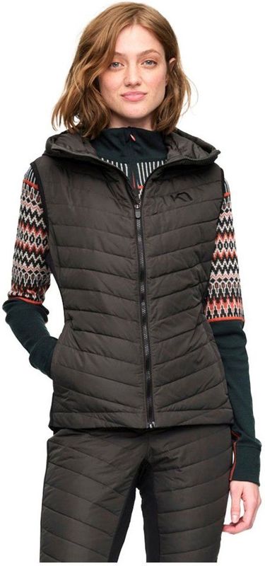 Kari Traa - Eva - Donsjack - Grijs - Mouwloos - Dames