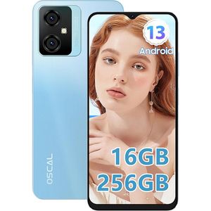 Smartphone Oscal Tiger 10 8GB/256GB Blauw - Dual SIM