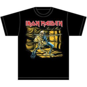 Iron Maiden - Piece Of Mind Heren T-shirt - S - Zwart