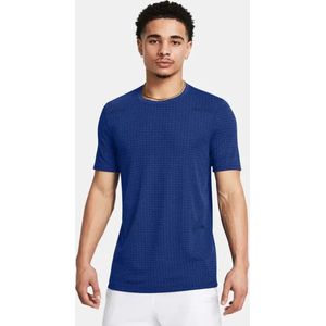 Vanish Seamless Grid Ss-Blu 432 Size : MD