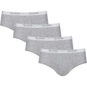 Sloggi Men Basic Midi Grijs 4Pack, 3+1 gratis