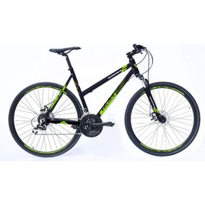 Racefiets BEAST - Met 21 versnellingen - Herenfiets - Stadsfiets 28 inch - Framemaat 40 cm - V-brakes - Zwart/groen