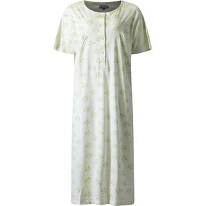 Cocodream - dames nachthemd 614806 met korte mouw - 100% katoen - groen - maat M