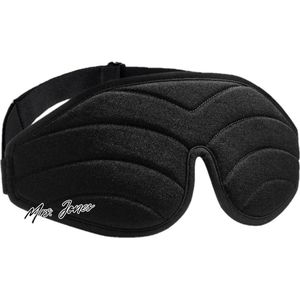 Mrs. Jones Umisleep Oogmasker 3D-voorgevormd Super Zacht Comfortabel Golfpatroon 100% Blokkeringslicht 3D-Oogafdekking voor Slapen Reizen Ploegenwerk Dutjes .