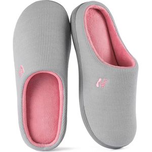Tweekleurige Dames Pantoffels van Traagschuim