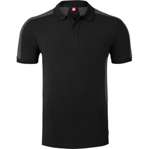 HAVEP Polo Bicolor 10074 - Zwart/Charcoal - M