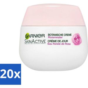 Garnier - SkinActive - Botanische Dagcrème - Rozenwater - Droge & Gevoelige Huid - 50 ml - Bulkverpakking - 20 stuks