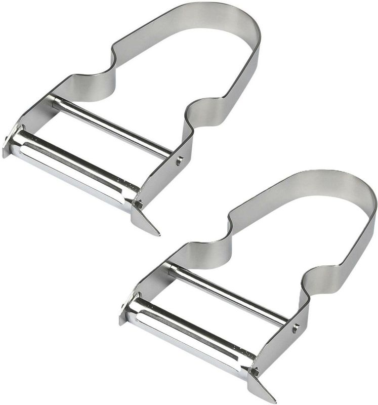 Benson - Dunschiller - Zilver - RVS - 11 x 6.5 cm - 2x