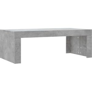 VidaXL Salontafel 102x50x36 cm Bewerkt Hout Betongrijs