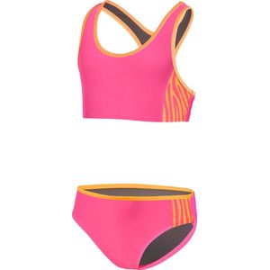 BECO zebra vibes - bikini voor kinderen - roze - maat 164