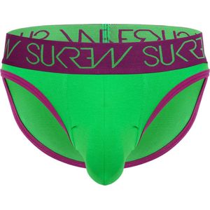 SUKREW Classic Brief Verdant Green - MAAT S - Heren Ondergoed - Slip voor Man - Mannen Brief