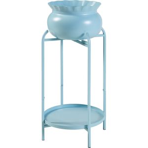 Plantenstandaard Altena 60x27x27 cm lichtblauw [en.casa]