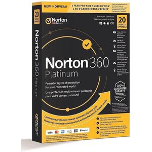Norton 360 Platinum - 20 Apparaten - 1 Jaar