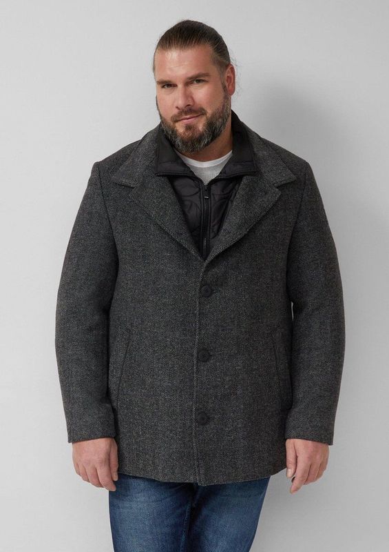 Vacht - Outdoorjas - Wolblend - Zacht - Met Opstaande Kraag