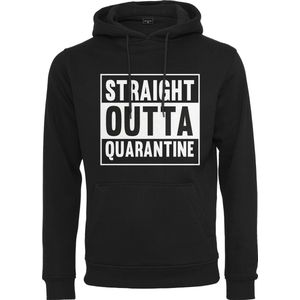 Heren Straight Outta Quarantine - Lock Down - Urban - Casual - Modern - Nieuw - Corona - Streetwear Hoodie
