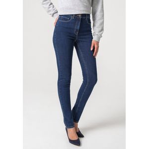 Damart - Jeans slim fit met hoge taille Perfect Fit by Damart - Dames - Blauw - 38