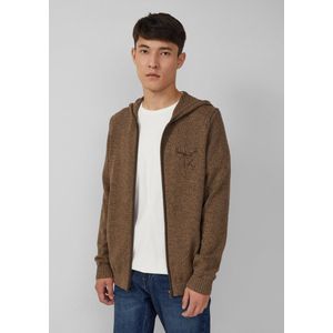 s.Oliver - Strickjacke - Katoenen Vest - Met Capuchon - Borduursel