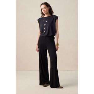 Sissy-Boy - Zwarte mid waist jersey broek