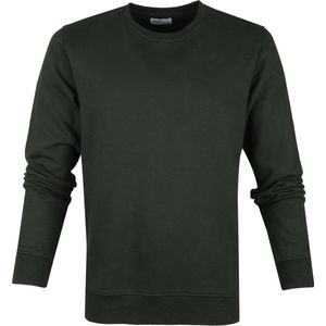Colorful Standard - Sweater Organic Donkergroen - Heren - Maat XXL - Regular-fit