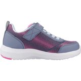 Skechers Dynamic Tread Journey Time Sneakers voor meisjes, Houtskool Roze, 10.5 UK Child