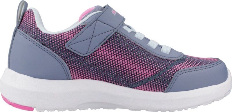 Skechers Dynamic Tread Journey Time Sneakers voor meisjes, Houtskool Roze, 10.5 UK Child