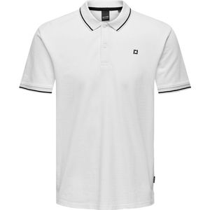 ONLY & SONS ONSFLETCHER LIFE SLIM SS POLO NOOS Heren Poloshirt - Maat M