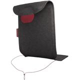 Stoov Warmtedeken | Big Hug³ | Duurzaam & Draadloos | Infrarood warmtedeken | Verwarmd stoelkleed | 45x115 cm S3 Draadloze stoelverwarmer - Original Grey - Stoov | Flex 33Wh batterij