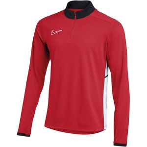 Nike - Academy 25 Trainingstrui - Rood Zwart Wit - 100% Polyester