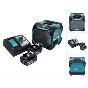 Makita DMR 203 - Bluetooth-luidspreker - IP64 - Inclusief 2x Oplaadbare Accu 3.0 Ah en Lader