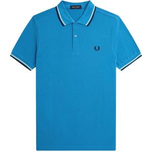 Fred Perry - Twin Tipped Polo - Blauw - Poloshirt