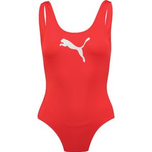 Puma - Women Swimsuit - Badpak - M - Rood