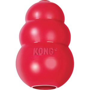 KONG Classic - Snackbal Honden Speelgoed - Rubber - 8.9 cm - Rood - Maat M