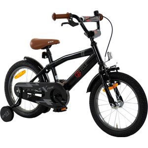 2Cycle BMX-Fun - Kinderfiets - 16 inch - Zwart - Jongensfiets -16 inch fiets