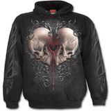 Spiral Hoodie/trui -S- DARK LOVE Zwart