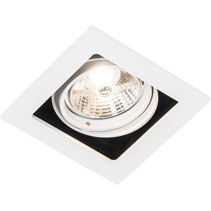 QAZQA artemis - Moderne Inbouwspot - 1 lichts - L 120 mm - Zwart - Woonkamer | Slaapkamer | Keuken