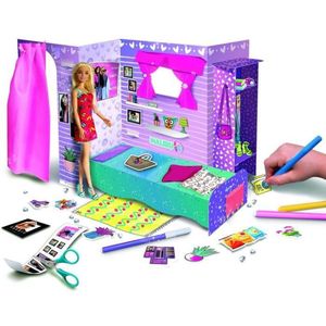 Loft om milieuvriendelijk in elkaar te zetten en te versieren - Barbie - in stevig karton met Barbiepop - LISCIANI