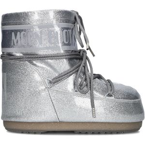 Moon Boot - Icon Low Glitter Boot - Grijs - Dames - Waterafstotend